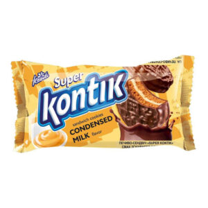 Печиво-сендвіч КОНТІ "Super Kontik" смак згущеного молока 90г