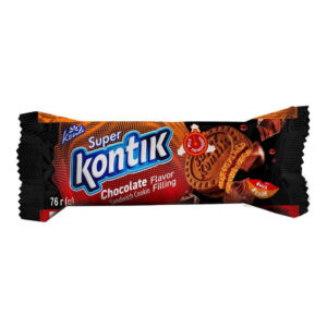 Печиво-сендвіч КОНТІ "Super Kontik" з начинкою зі смаком шоколаду 76г