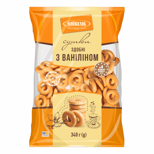 Сушка «Київхліб» «Ванільна» 340г
