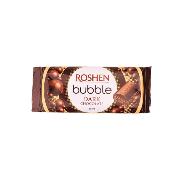 Гіркий шоколад з бульбашками Roshen, 80 г