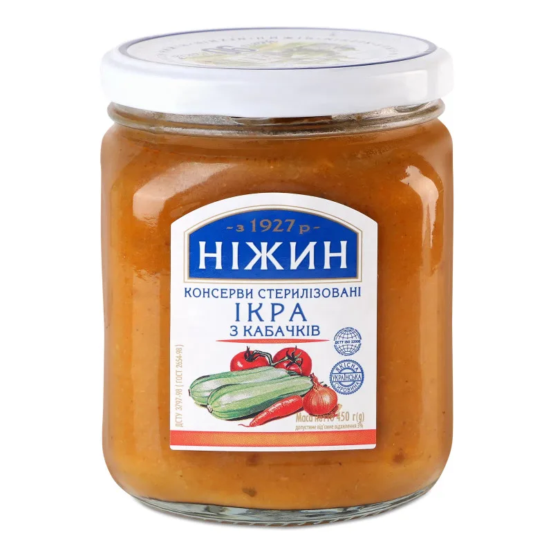 Ікра кабачкова «Ніжин», 450 г