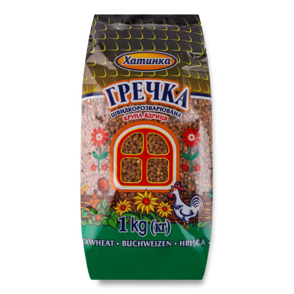 Крупа гречана ядриця Хатинка, 1кг
