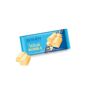 Шоколад Roshen білий з бульбашками, 80г