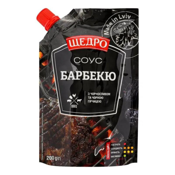 Соус Щедро «Барбекю» 200г