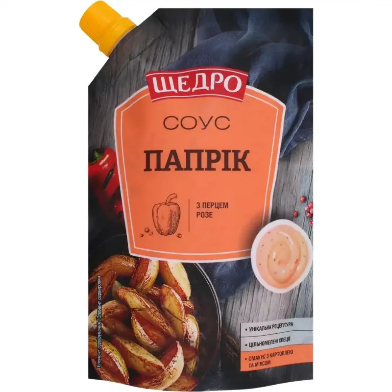 Соус майонезний «Щедро» Паприка 30%, 200 г