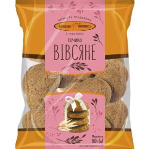 Київхліб, 360 г, Печиво Вівсяне