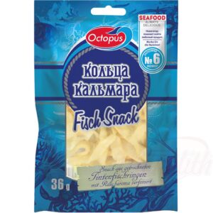 Кільця кальмара з ароматом диму 36г Octopus