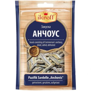 Риба сушена Анчоуси, 36г Ikroff