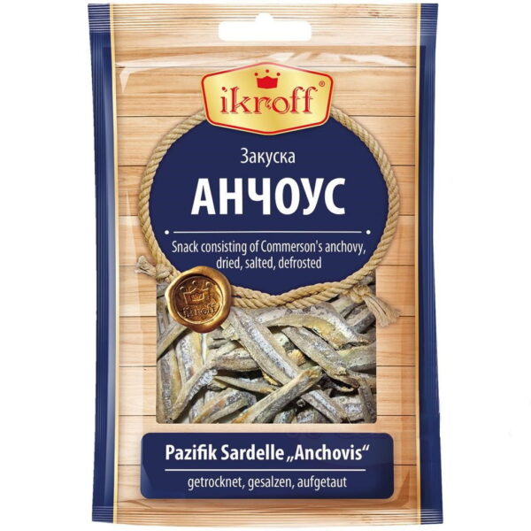 Риба сушена Анчоуси, 36г Ikroff